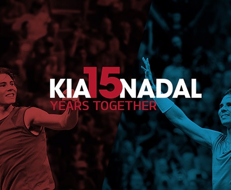 KIA Motors and Rafael Nadal mark 15 years of partnership