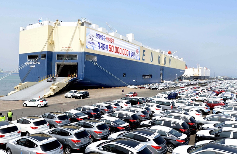 In 2013 KIA's accumulated overseas sales exceed 50 million units